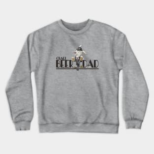 Craft Beer Rabbit Dad Crewneck Sweatshirt